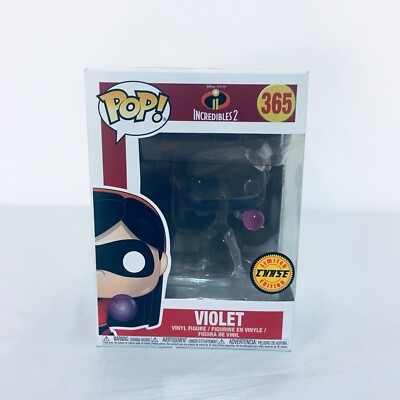 Funko Pop Clear Invisible Violet Incredibles Vinyl Figurine #365, Chase Limited | eBay