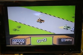 Nintendo R.C. PRO-AM NES COMPLETE Rare Canadian Game/Box Unpunched Hang Tab! D2