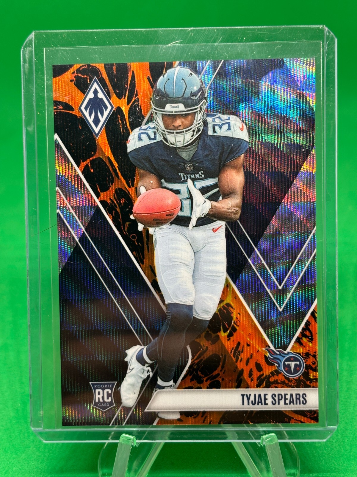 2023 Panini Phoenix #129 Tyjae Spears RC Lava /175 Tennessee Titans