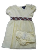 Chaps Infant Girls Ivory Tulle Party & Christmas Holiday Dress