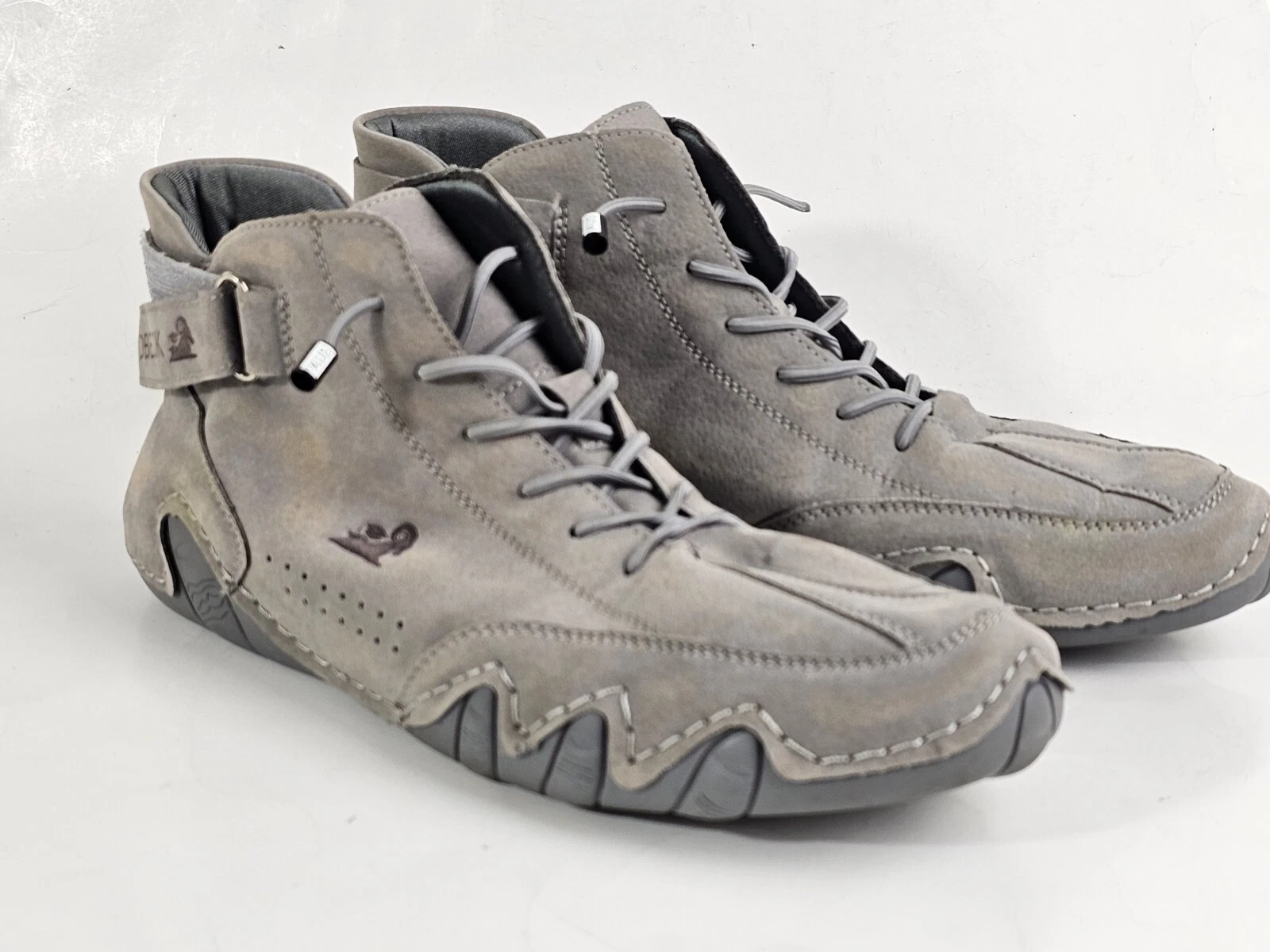 DBeck Waterproof Lightweight Unisex Outdoor High Top Grey Chukka Boots Size 43