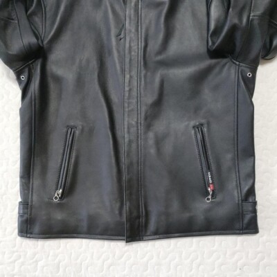 Schott 3111063 Single Riders Jacket Sheepskin men Size XL Black