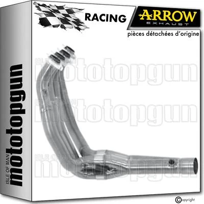 collecteur open arrow pour kawasaki z750 z-750 2007 07 2008 08 2009 09 2010 10 - Photo 1/3