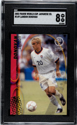 Panini Card 2002 World Cup #149 Landon Donovan USA SGC 8 Japanese
