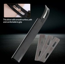 Safety Beveler Leather Skiver Thinning Cutter Cutting Leathercraft Hand Tool USA