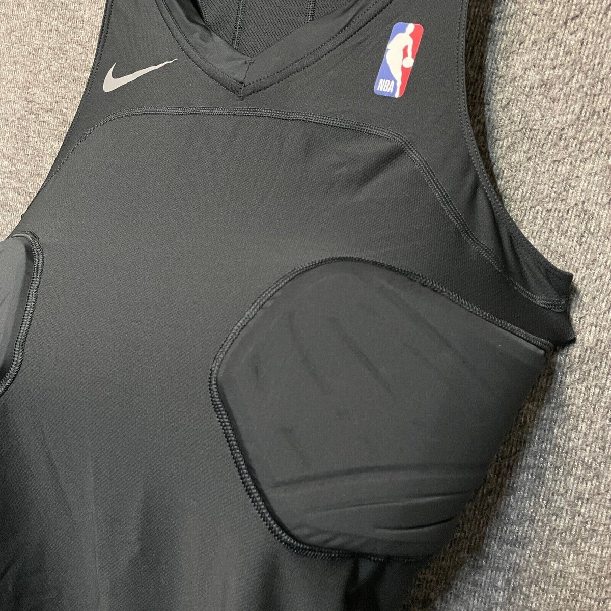 Nike Pro Hyperstrong Men's 2XLT NBA Compression Padded Tank Black