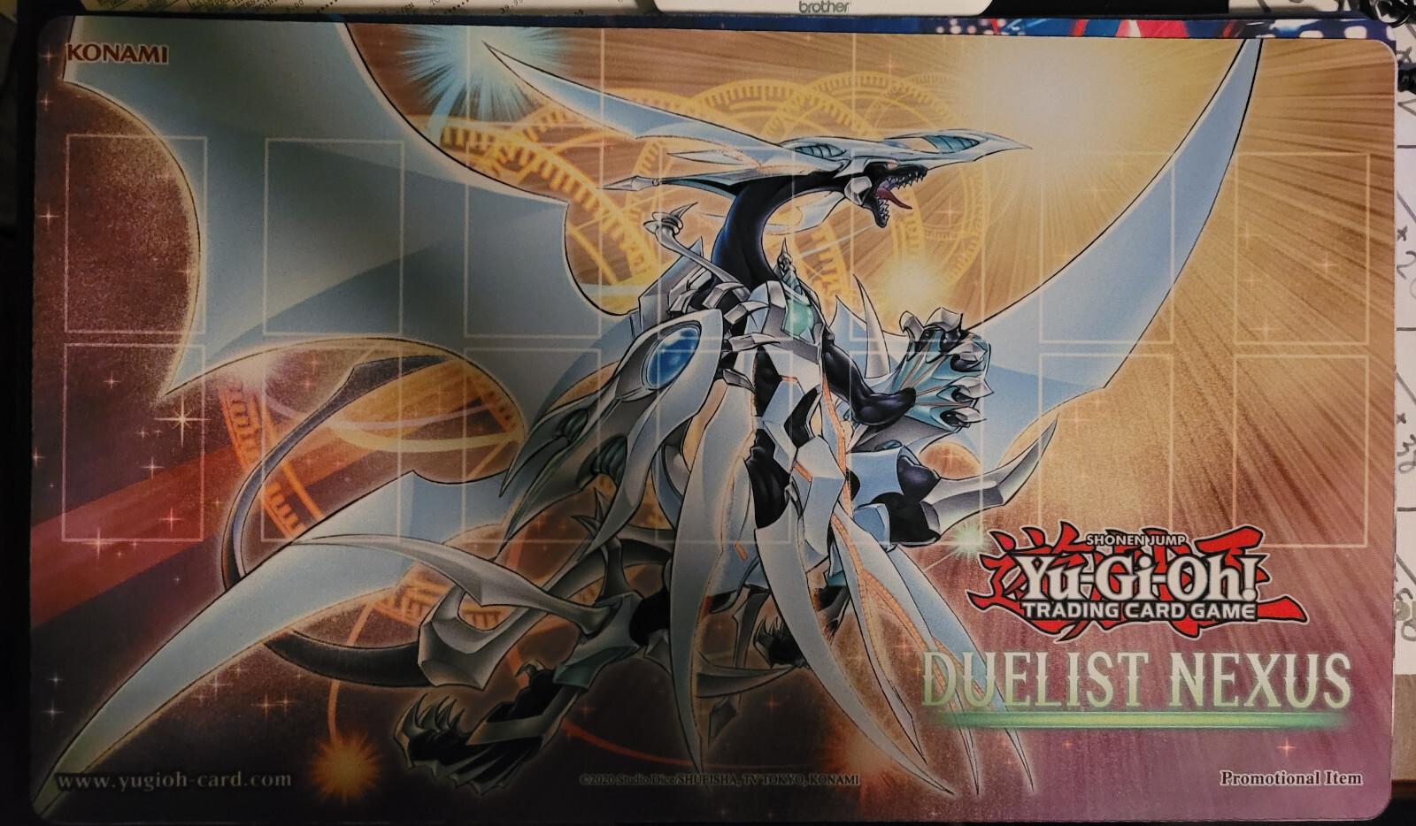 Yugioh Playmat Sneak Peek Premier Duelist Nexus Cosmic Quasar Dragon eBay