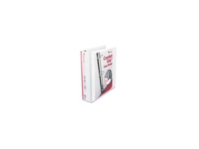 Comfort Grip Deluxe Plus D-Ring View Binder, 2'' Capacity, 8-1/2 X 11, White