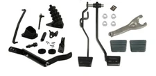 1971-72 Chevelle Clutch Linkage Pedal 4-Speed Kit Manual Rod Crank CHQ R207