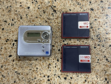 Sony MZ-NH600D MiniDisc Hi-MD Walkman Portable Recorder - Tested Working