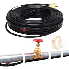 12 FT Heat Tape for Water Pipes, 7W/Ft 120 V Pipe Heating Tape, Self-Regulating