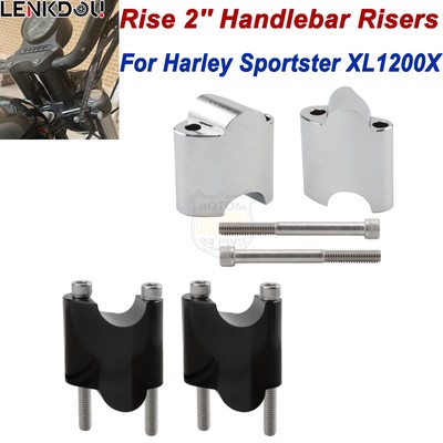 2'' Riser Handlebar Riser Extension Kit For Harley Sportster XL1200X Forty Eight 