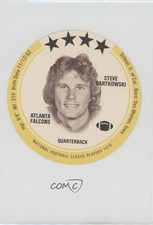 1976 MSA NFL Player Discs Buckmans Back Steve Bartkowski 0q5