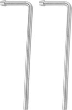 Exhaust Hanger Rods 2 Pcs 9.5" Long 90 Degree Degree Bent Weld on Exhaust Hanger