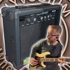 Beginner - Travel - Backup - Bass Amplifier - 6lbs LIGHT - LOUD Save your Back!