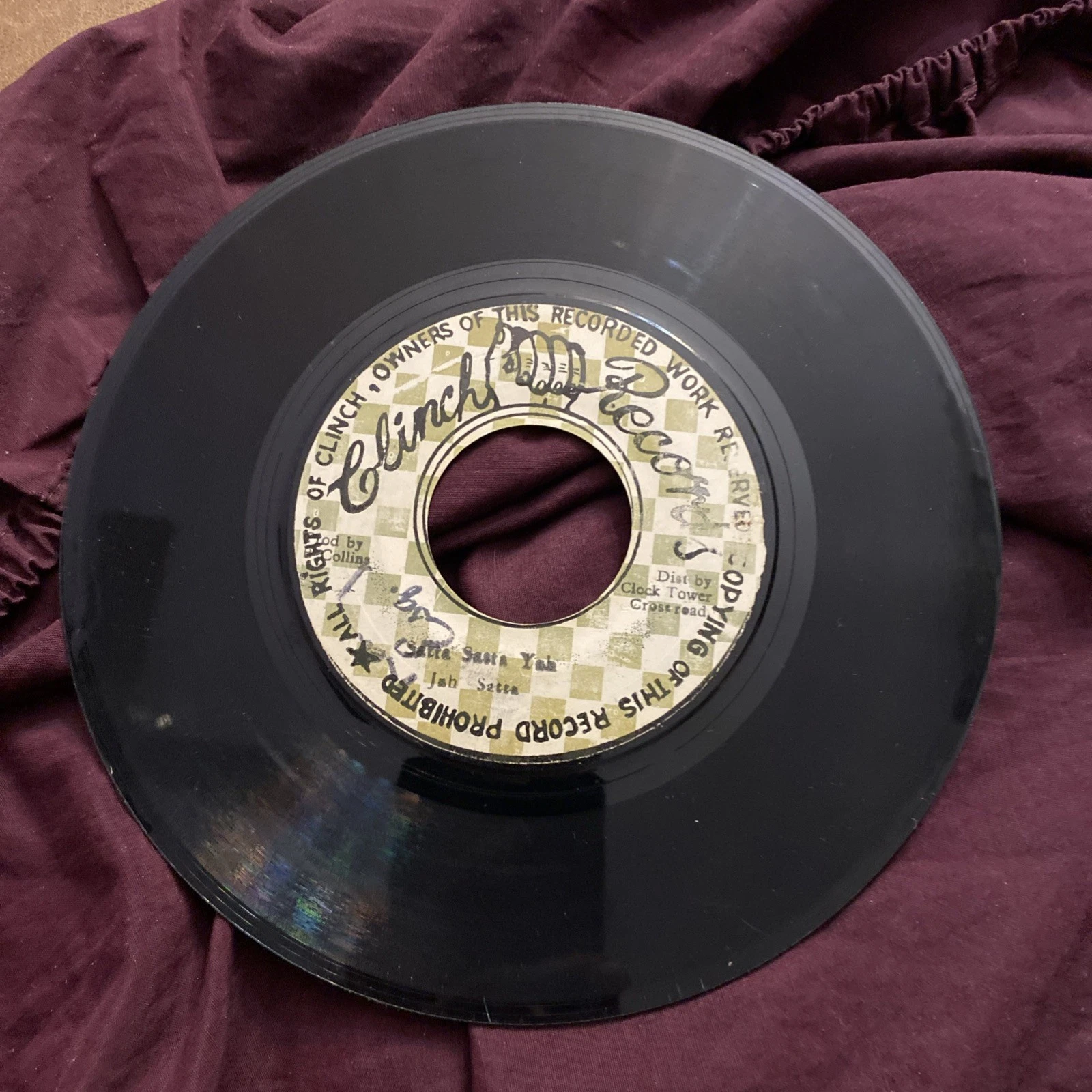 Jah Satta - Satta Me No Born Yah (7") (Very Good (VG)) - 146396343 image 14