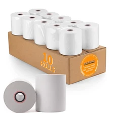 3 1/8'' x 230ft' Thermal Paper Receipt 10 Rolls, Receipt Paper POS Cash Regis...