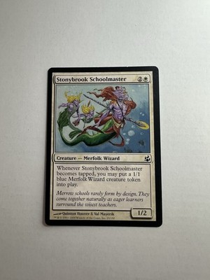 Stonybrook Schoolmaster LP Morningtide Magic The Gathering Mtg Lightly Played