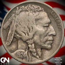 1924 D Buffalo Nickel B0945