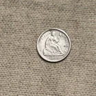1868-S Seated Liberty Half Dime Au Details QA