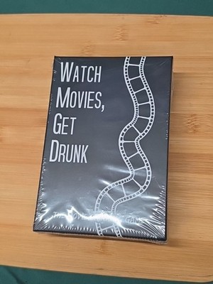 Watch Movies Get Drunk Movie Drinking Party Card Game 325 Cards New Sealed