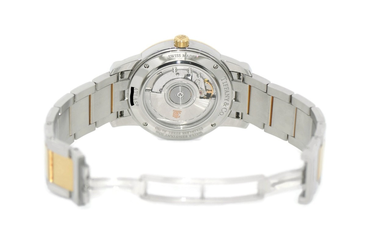 Tiffany & Co Atlas 18K/Stainless Steel Watch Z1800 | eBay