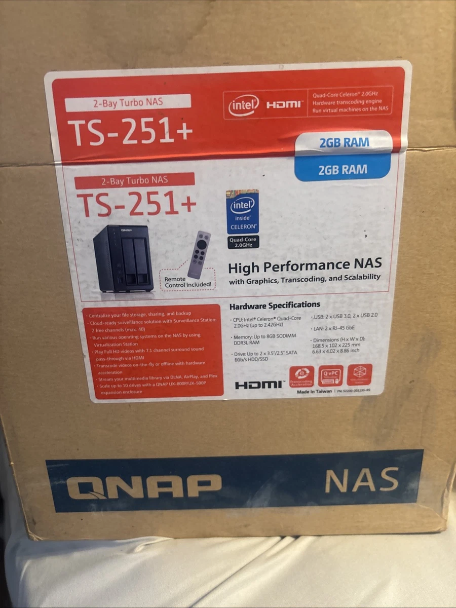 QNAP USB 3.0 USB Specification Network Attached Storage 2 Bays for