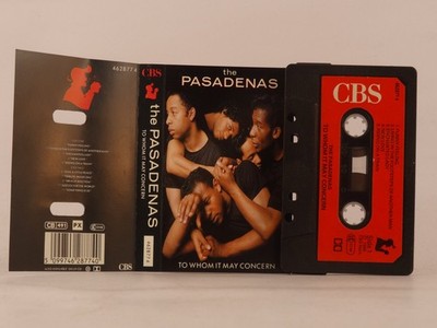 THE PASADENAS TO WHOM IT MAY CONCERN (84) 10 Track Audio Cassette CBS