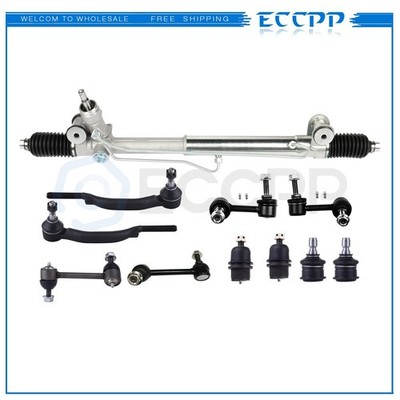 ECCPP 11Pc Complete Power Steering Rack And Pinion Suspension Kit For Chevy Gmc