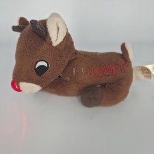 Dan Dee Collector's Choice Rudolph The Red Nose Reindeer 5  Plush Plays Music