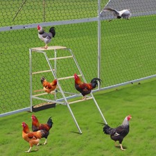 Portable Chicken Perch for Coop Roosting Perch Bars for Garden Backyard Poultry
