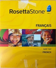 Rosetta Stone Francais Level 1 2, Version 3, Complete Set