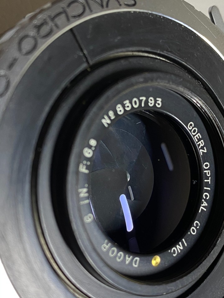 Goeze Golden Dagor 6 inch F6.8 large format lens with Synchro-Compur ...