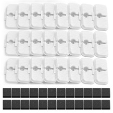 48-Pack Cat Water Fountain Filter Repalcement,For PETLIBRO Dockstream White