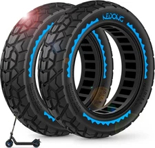 2PCS 60/70-6.5 Solid Scooter Tire Set - Durable Tubeless Blue Replacement