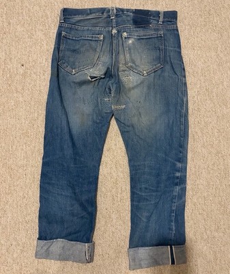 Vintage Rica Lewis Selvedge Denim Jeans 1950s/60s Chainstitch   French