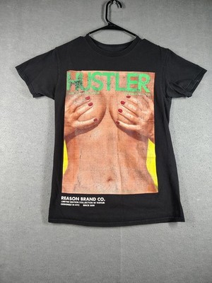 Reason Brand Co x Hustler Men s Small Graphic T-Shirt Limited Edition Black
