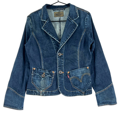 LEVIS STRAUS & CO Damen Denim Truckerjacke Mantel Größe M