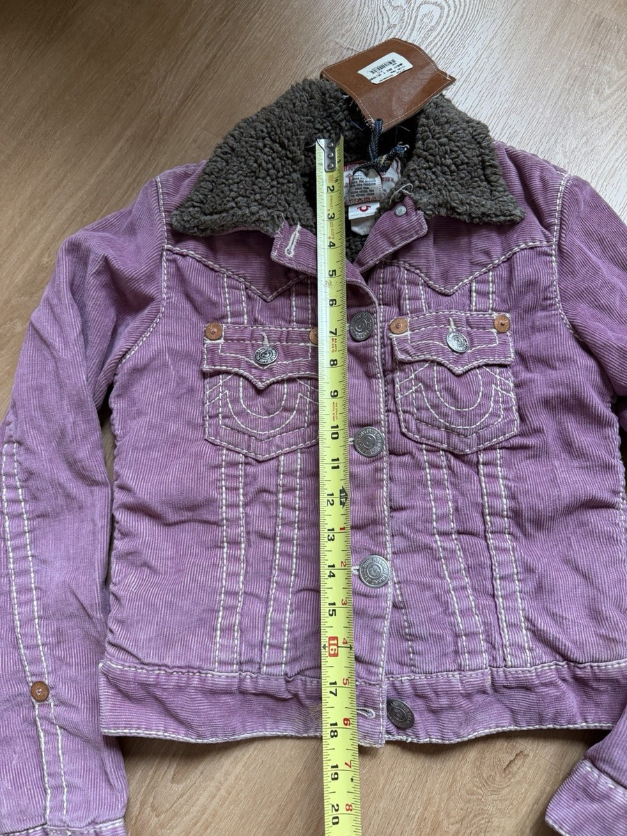 True Religion Jimmy Corduroy Big T Sherpa Jacket | eBay