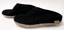 Glerups Wool Slippers with Leather Sole, Women's Size EU 39 / US 8.5-9
