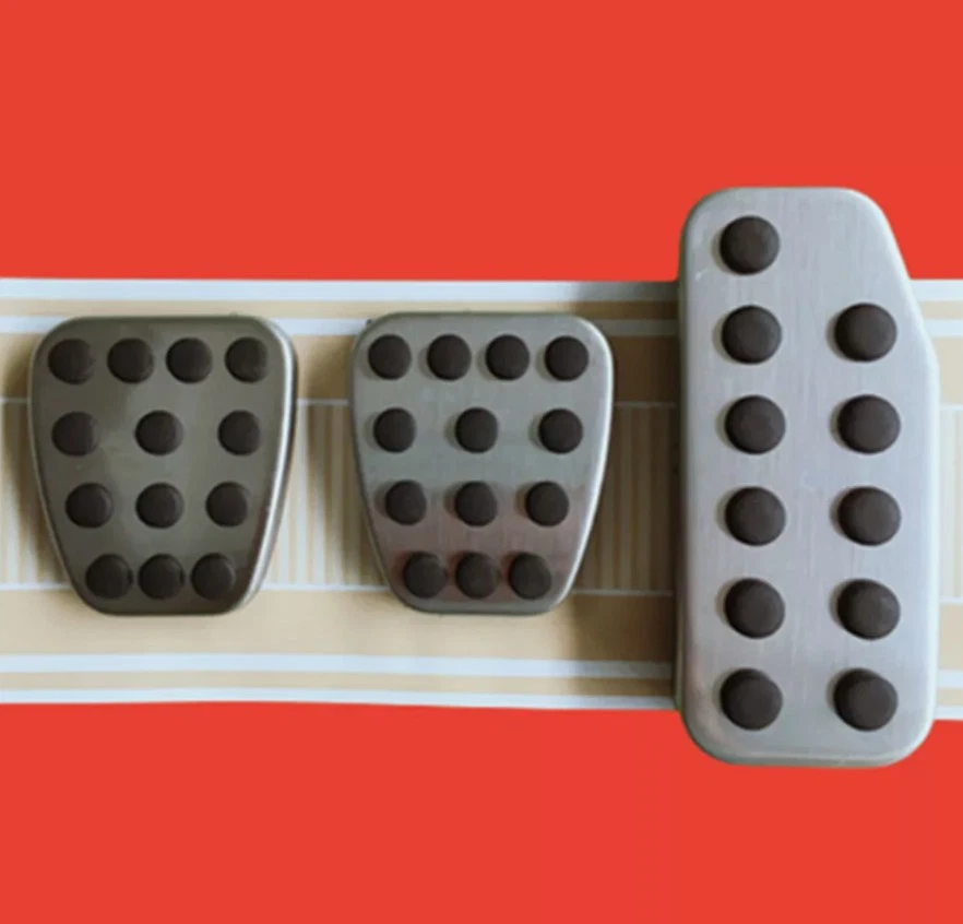 Juego de pedales manuales para Honda Fit 2009-2020 kit de cubierta de pastillas de pedal de embrague de freno de gasolina Foto 2 de 4