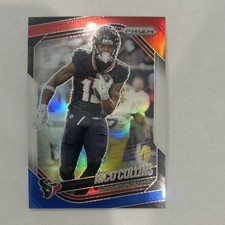 Nico Collins Red Prizm 2025 Panini No.231 Houston Texans Football