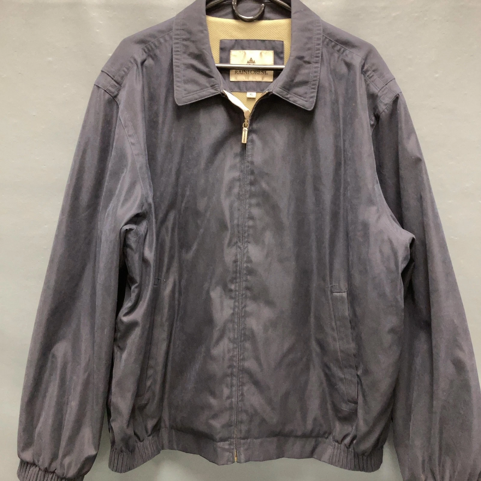 Rainforest Deep navy Windbreaker Full Zip Jacket Men's XL - product detail image 2