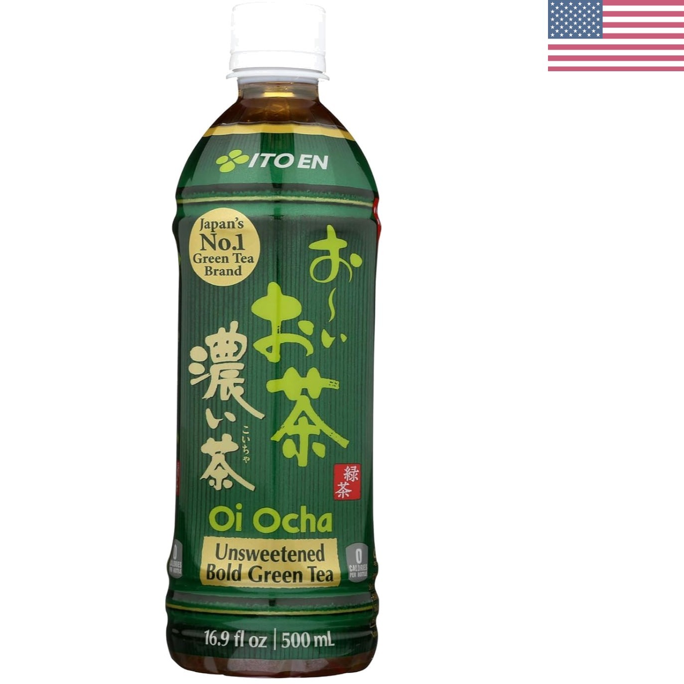 Oi Ocha Dark Green Tea, Unsweetened, 16.9 Fl.Oz