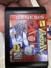 Punisher (Sega Genesis, 1994) Authentic Cart CIB 