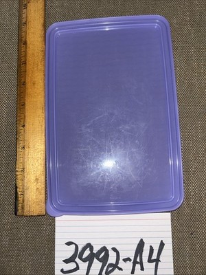 Blue Replacement Tupperware Lid #3992A For Fridge Smart Storage Container #3991A
