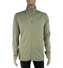 Peak Performance Men Green Rider Tech Zip Jacket Size L