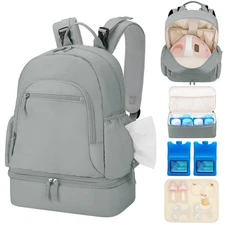 Breast Pump Backpack Fit for Spectra S1/S2 with Removable Cooler Compartment ...