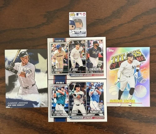 MLB Funko Bitty POP Aaron Judge 2026 Topps Super Box Series 1 & 4 Bonus Cards!