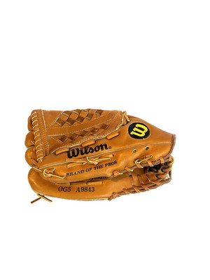 Wilson A9843 Left Hand Throw Optima Gold Series Softball Glove Brown Leather